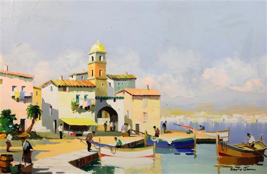 § Cecil Rochfort DOyly John (1906-1993) A Corner of St Tropez, near St Maxime 20 x 30in.